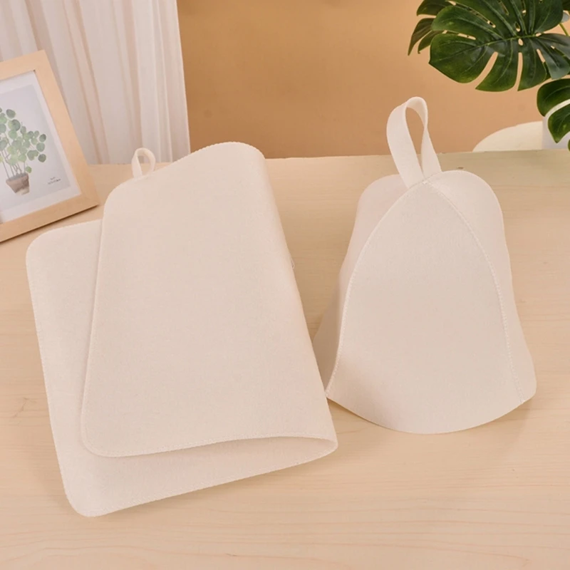 Mũ Xông Hơi Chống Nhiệt Nón Tắm Thoáng Khí Phong Cách Nga Tóc Băng Đô Cài Tóc Turban Gọng Nhanh Chóng Trang Sức Giọt