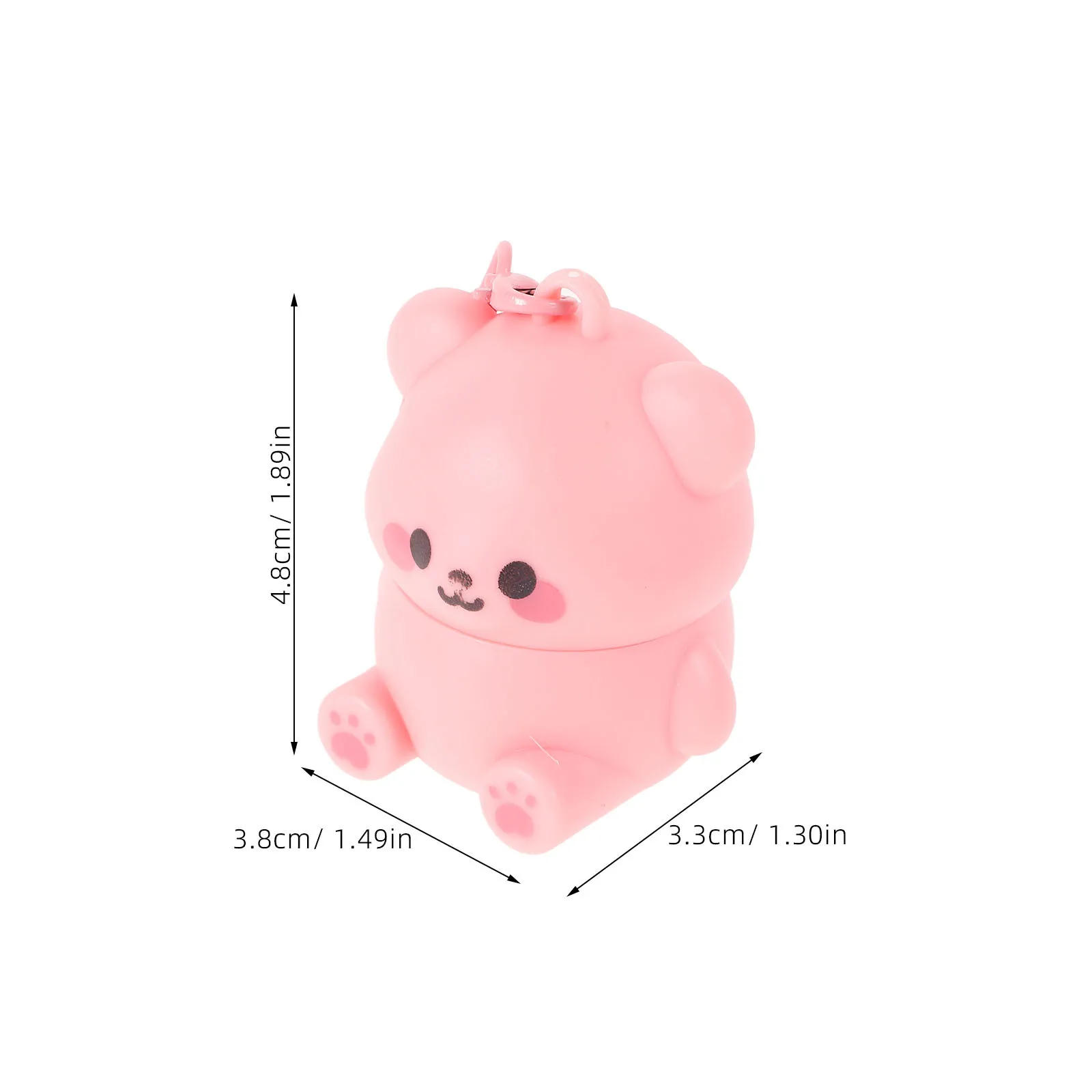 귀여운 곰 립밤 보습 및 수분 공급 휴대용 휴일 선물 파티 기념품 스킨케어