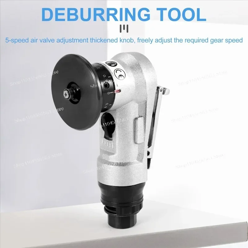 45° Manual Pneumatic Chamfering Machine | Metal Trimming Arc Deburring Kit with Linear Tools