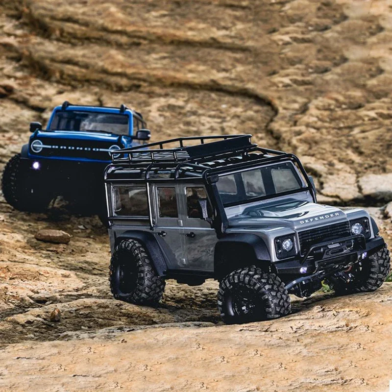 Traxxas 1/18 Mini TRX4M 4DW RC samochód Land Rover Lima RC elektryczny pojazd wspinaczkowy 97054-1 zabawki dla dzieci