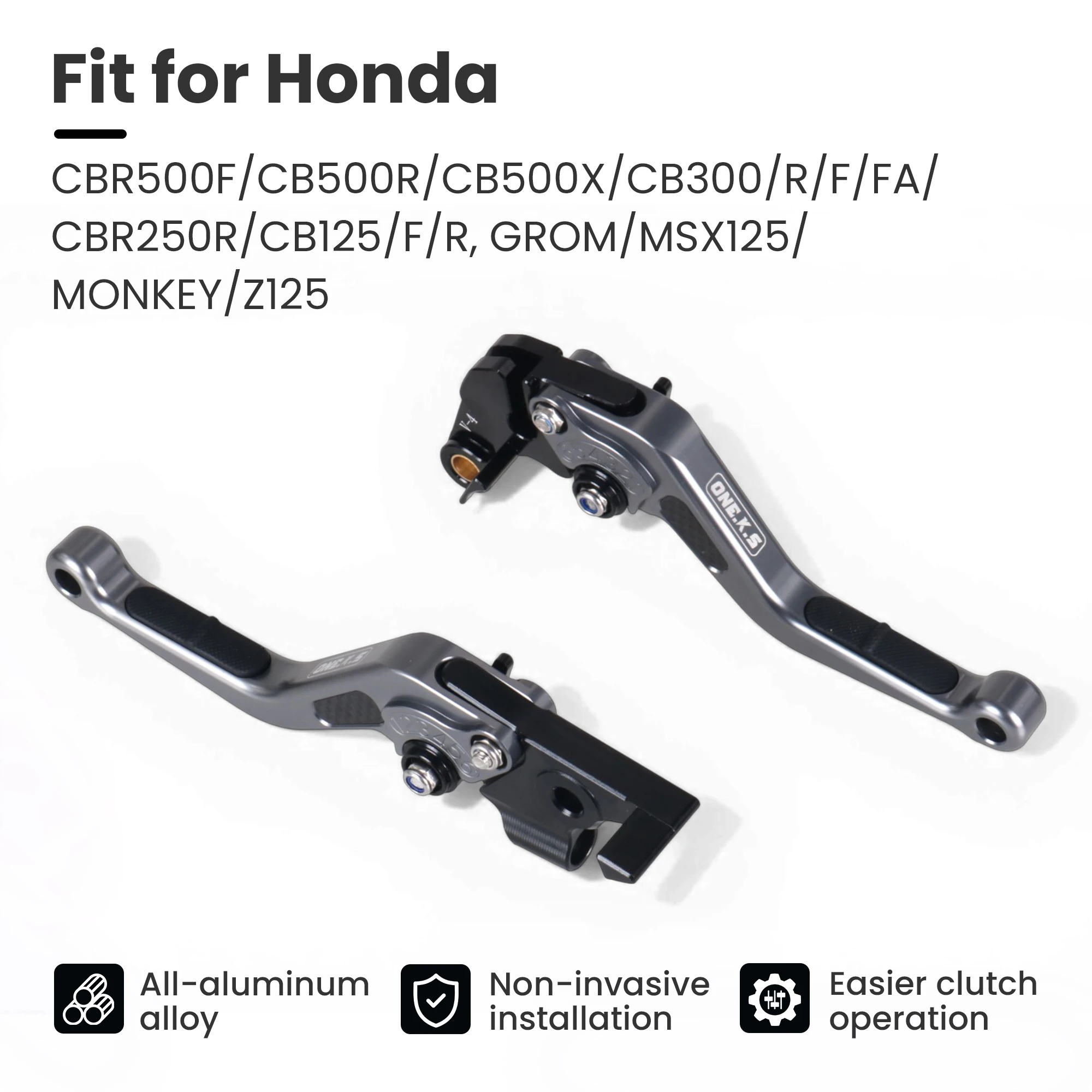 CNC Alloy Motorcycle Brake Clutch Drum Lever Handle For Honda CBR500F/CB500R/CB500x/CB300/R/F/FA/CBR250R/CB125/F/R MSX125/Z125