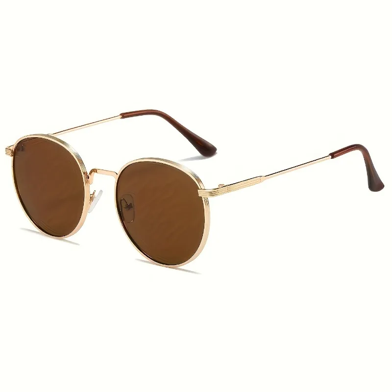 2pcs Retro round frame fashionable glasses, lightweight, stylish and durable glasses for men and women
