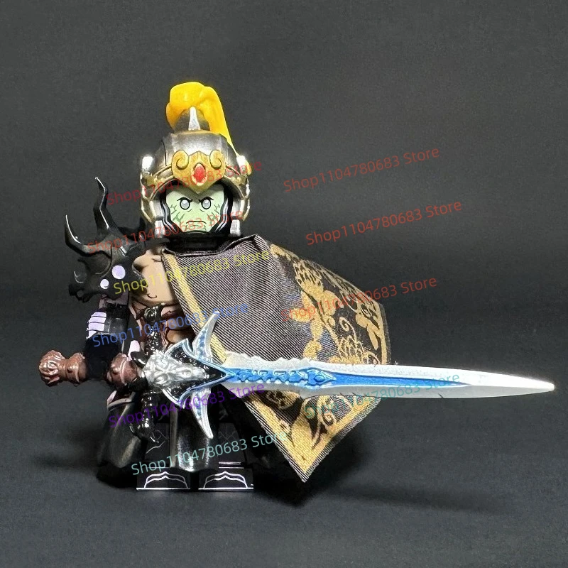 

MOC Building Blocks Mini Doll Dark Guan Yu Zhao Yun Huang Zhong Toys Assembled and Spliced Collectible Ornaments Holiday Gifts