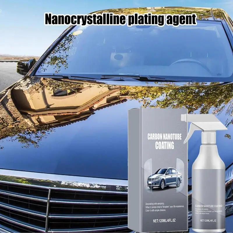 

Car Paint Repair Polishing Spray Long-Lasting 120ml Auto Nano Coating Agent Crystal Plating Liquid Car Products