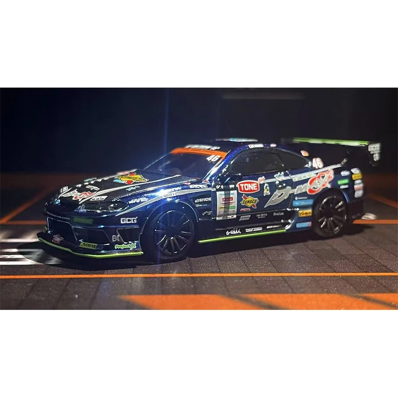 

MINIGT 857 Nissan Silvia S15 1:64 D MAX Racing 2023 D1 Collection Toys Diecast Car Model