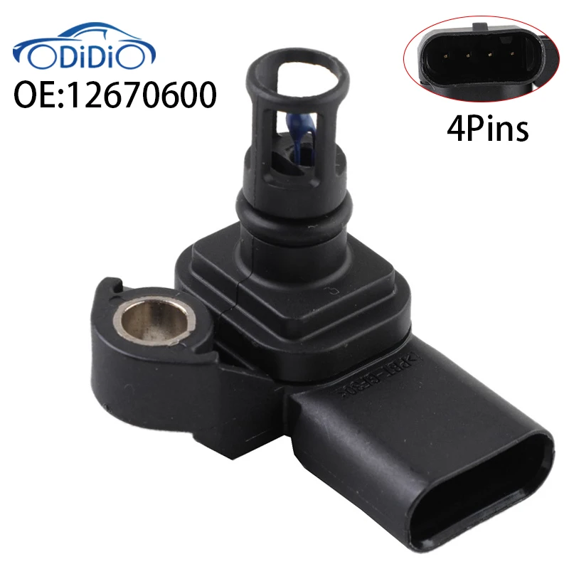 ODiDiO 12670600 12681993 MAP Sensor Intake Pressure Sensor For Buick Chevrolet Vauxhall OPEL Corsa Mk IV