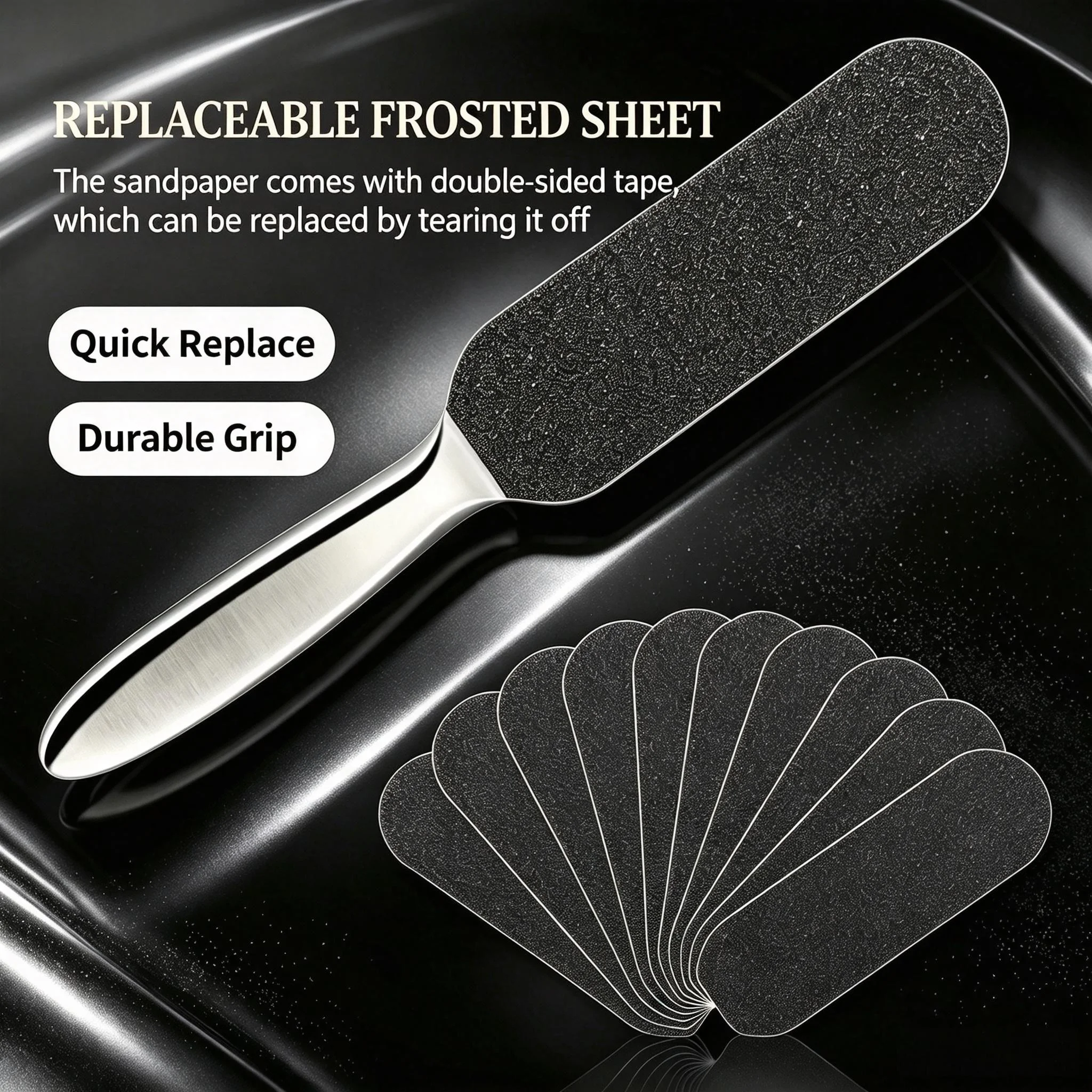 NEW 20PCS Foot Rasp Profession Feet Care For Hard Dead Skin Callus Remover Pedicure File Replacement For Stainless Steel Handle
