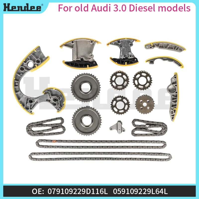 

For old Audi 3.0 Diesel Models Timing Chain Kit,High-quality Automotive Parts OE：059109229J106L,079109229D116L,059109229L64L
