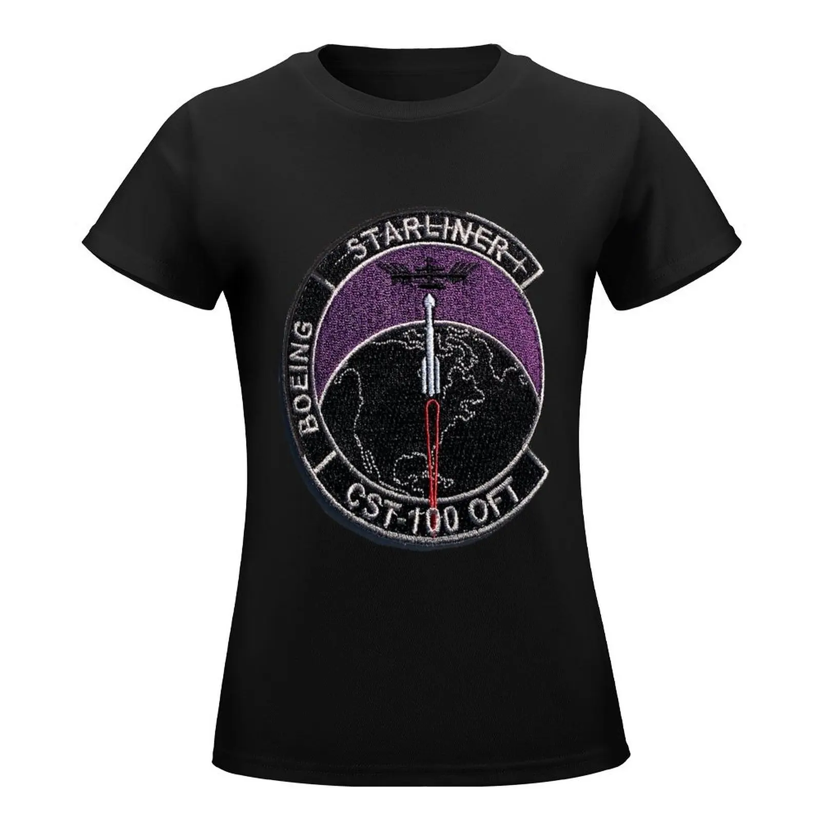 Starliner Orbital Flight Test 45th Space Wing Patch T-Shirt Female clothing cute tops Aesthetic clothing Women's clothing