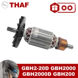 AC220V-240V Armature Rotor Anchor Replacement for BOSCH Rotary Hammer GBH2-20D GBH200 GBH 2-20 D GBH 2000 GBH 2000 D GBH 200