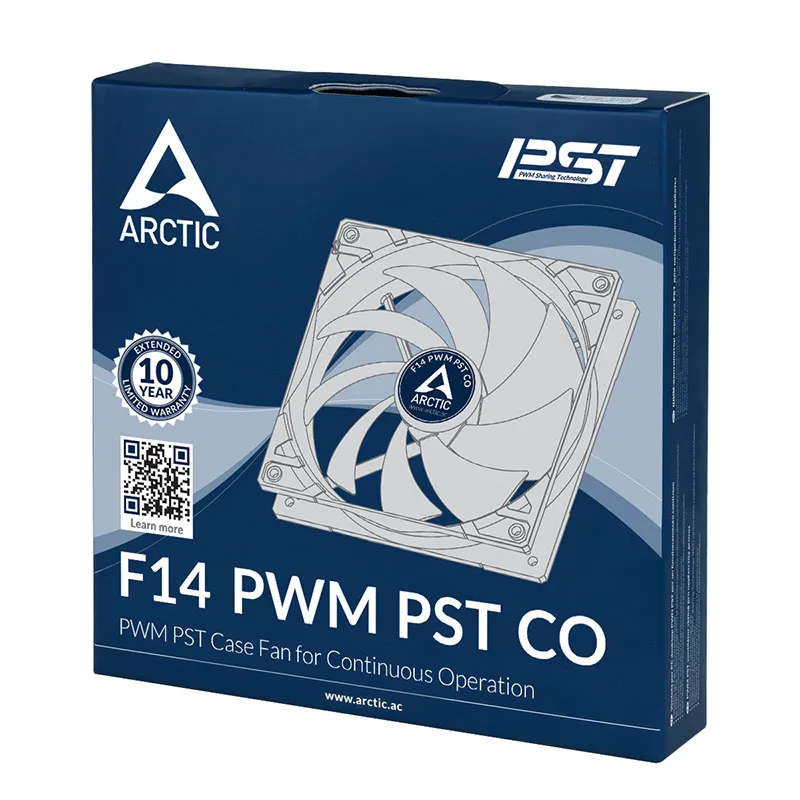 ARCTIC F14 PWM PST CO 12/14cm wentylator obudowa PC 140mm wentylator chłodzący CPU chłodnica 4pin PWM kontrola temperatury 1350RPM FDB oryginalne