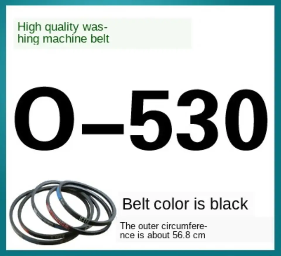 

O-530 washing machine belt O-type genuine belt drive belt triangle belt universal washing machine accessories anti-slip belt