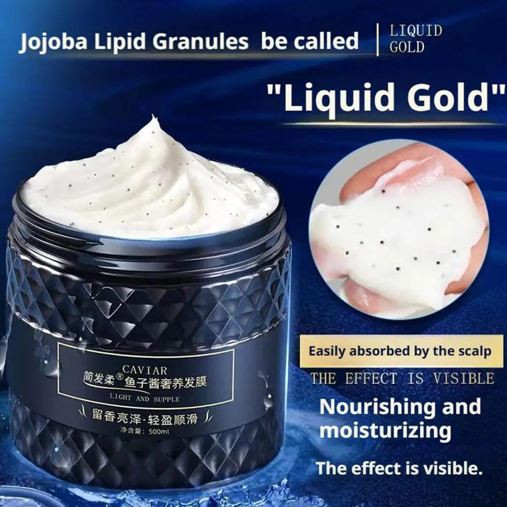 

Caviar Hair Mask Anti Hair Breakage Keratin Treatment Conditioner Improve Dry Moisturizing Perfume Softening Hair Care