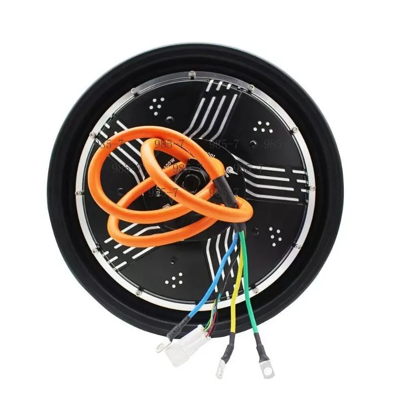 12 Inch 30H 1500W Brushless DC Motor, 60V 72V for Fresh Air Ventilation System