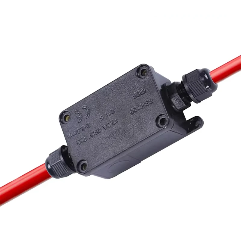 Wasserdichte Anschlussdose 2-Wege 3-Wege Universelle Elektronische Verbindungsdose Outdoor IP66 Elektrische Kabelverbinder Anschlussdose