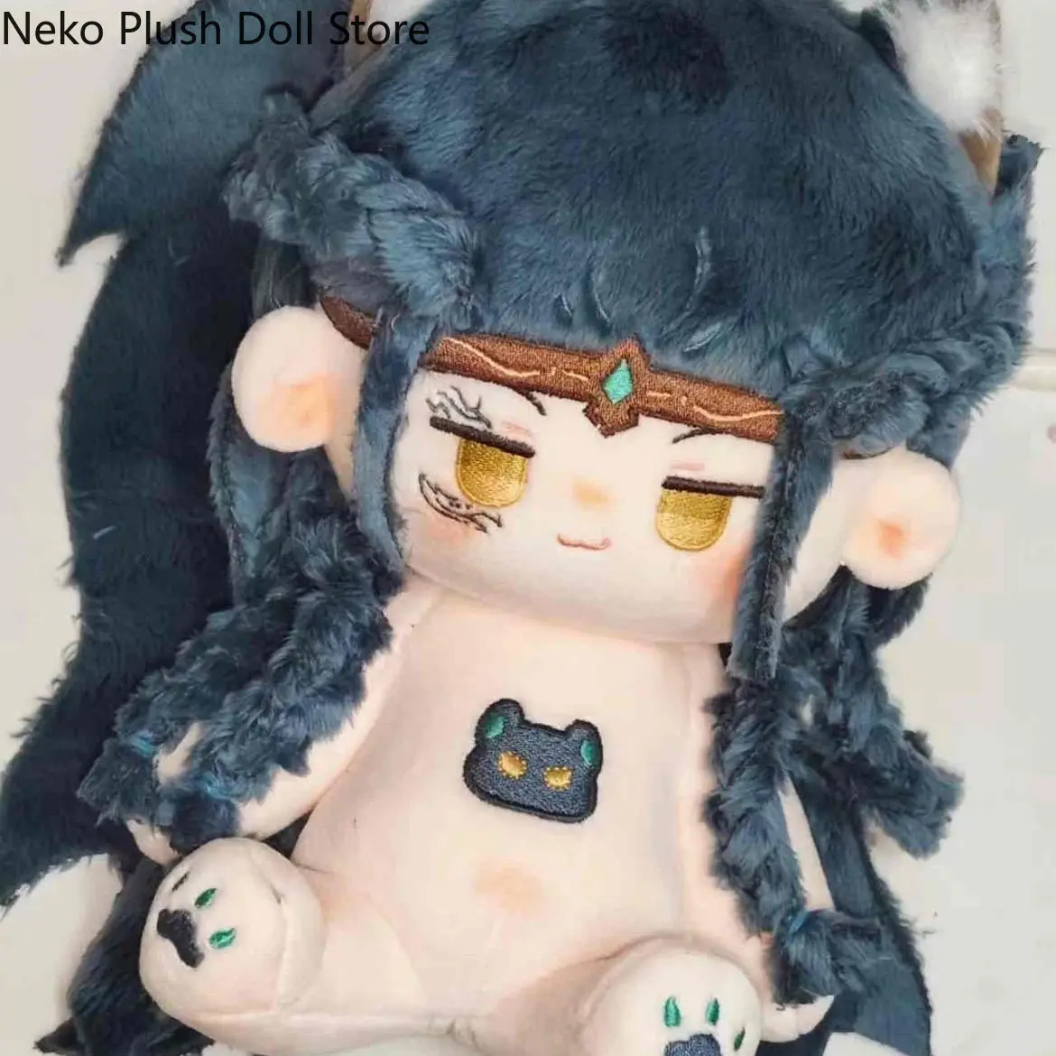 

Ashes of the Kingdom Zhang Liao Game 20cm Cute Soft Plush Stuffed Doll Body Cosplay Cartoon Dress Up Toy Figures Dolls Gift