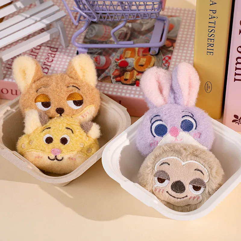 Zootopia Nieuwe Anime Periferie Lightning Judy Leopard Officier Nick Wilde Leuke Fun Cartoon Pluche Pop Sleutelhanger Decoratie Meisje Gift