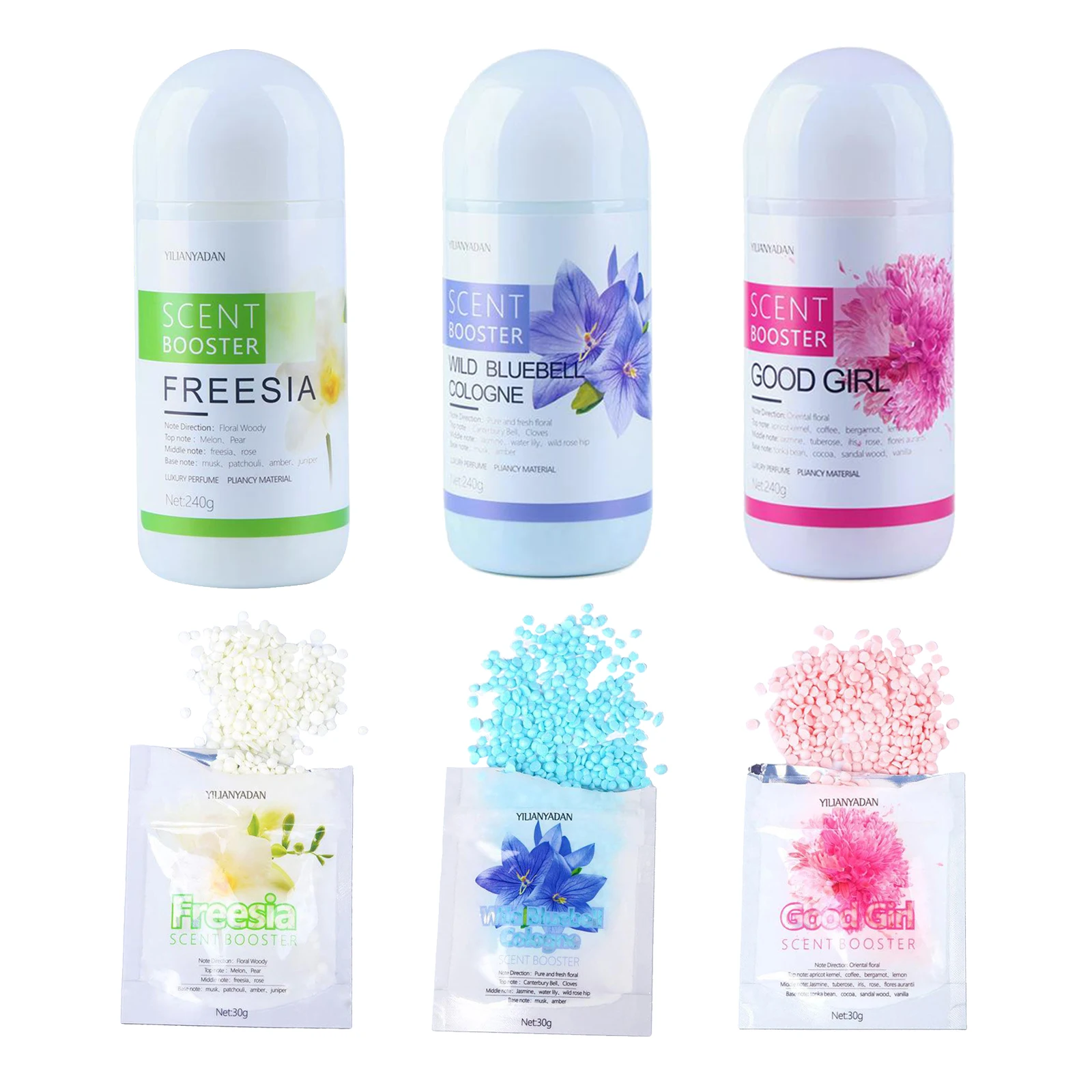 

Fabrics Fragrance enhancers Pearls Fresh fragrance Laundry fragrances