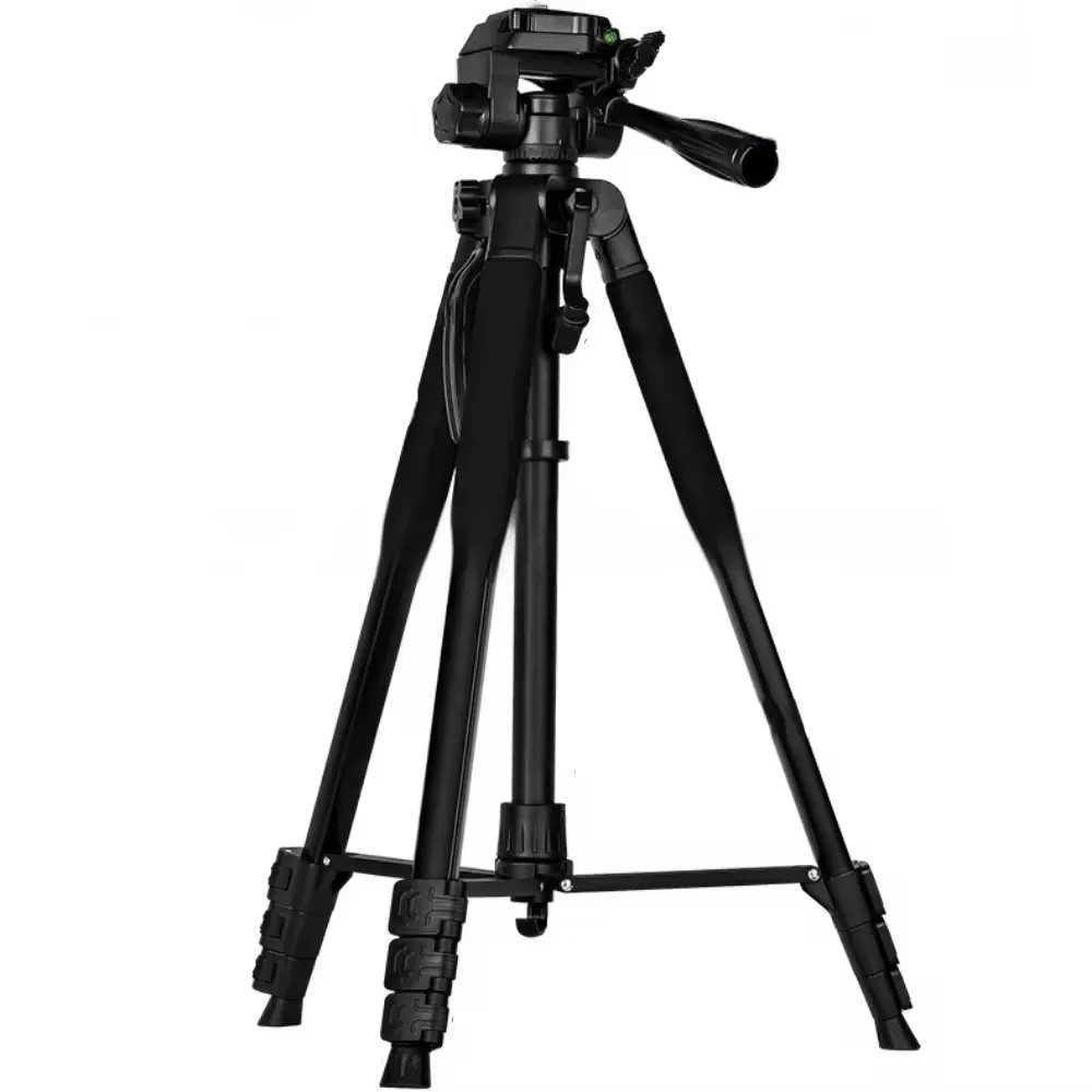 F180T Tripod for Camera Professional Adjustable Height Tripe Multi-function Mobile Phone Tripods for Outdoor Activities Shot