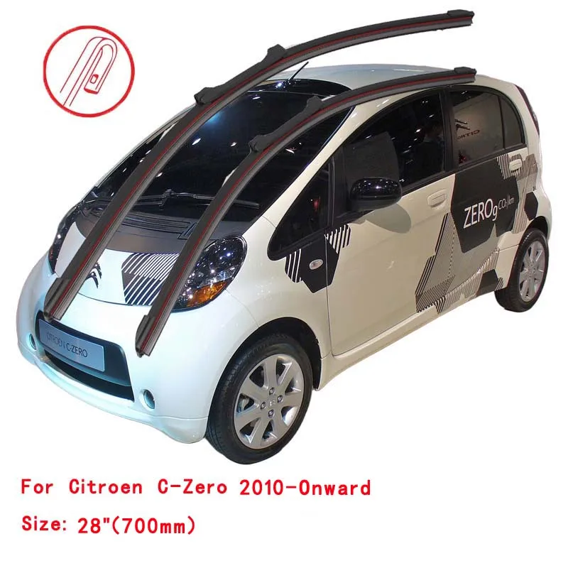 For CITROEN C ZERO 2010 12 2014 2016 2018 2020 2022 2023 Windscreen Windshield Brushes Accessories Washer Car Front Wiper Blade
