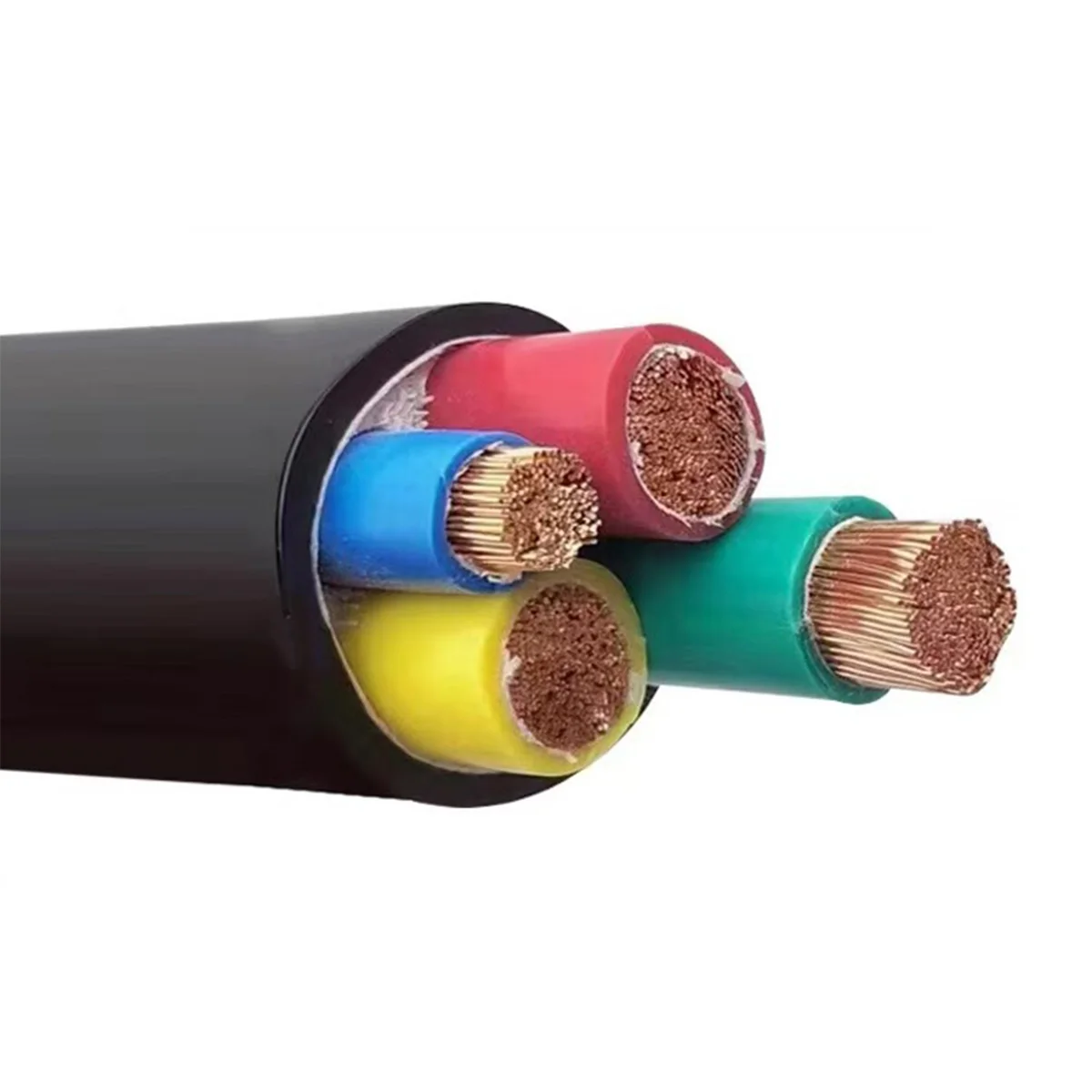 YJRV 3 Core 16mm² Flexible Copper Power Cable, 3M 0.6/1kV XLPE Insulated Wire for Industrial Construction