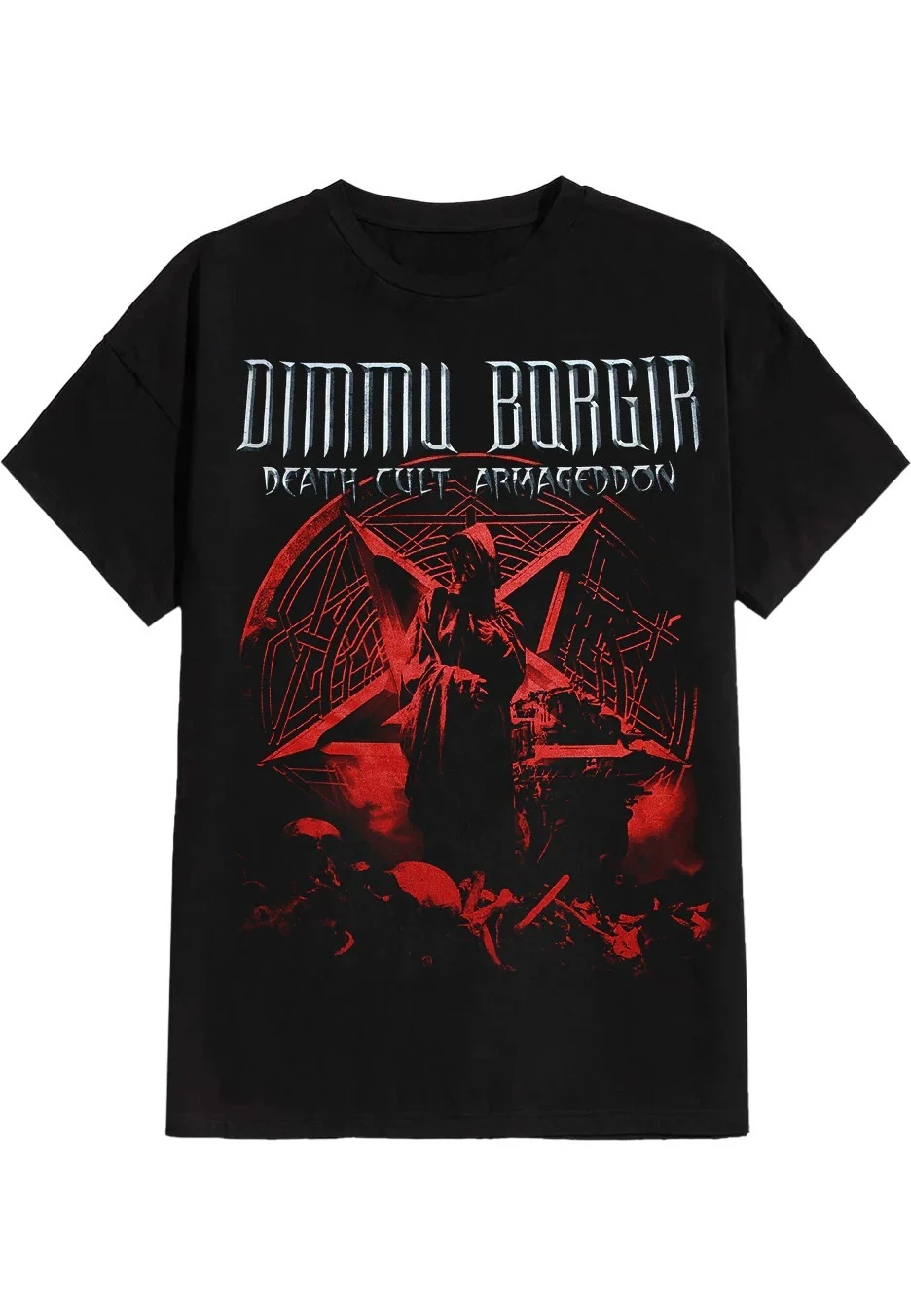 

Dimmu Borgir Death Cult Pentagram Pattern Print Summer Luxury Brand Cotton Men's and Women's T-shirt Short Sleeve