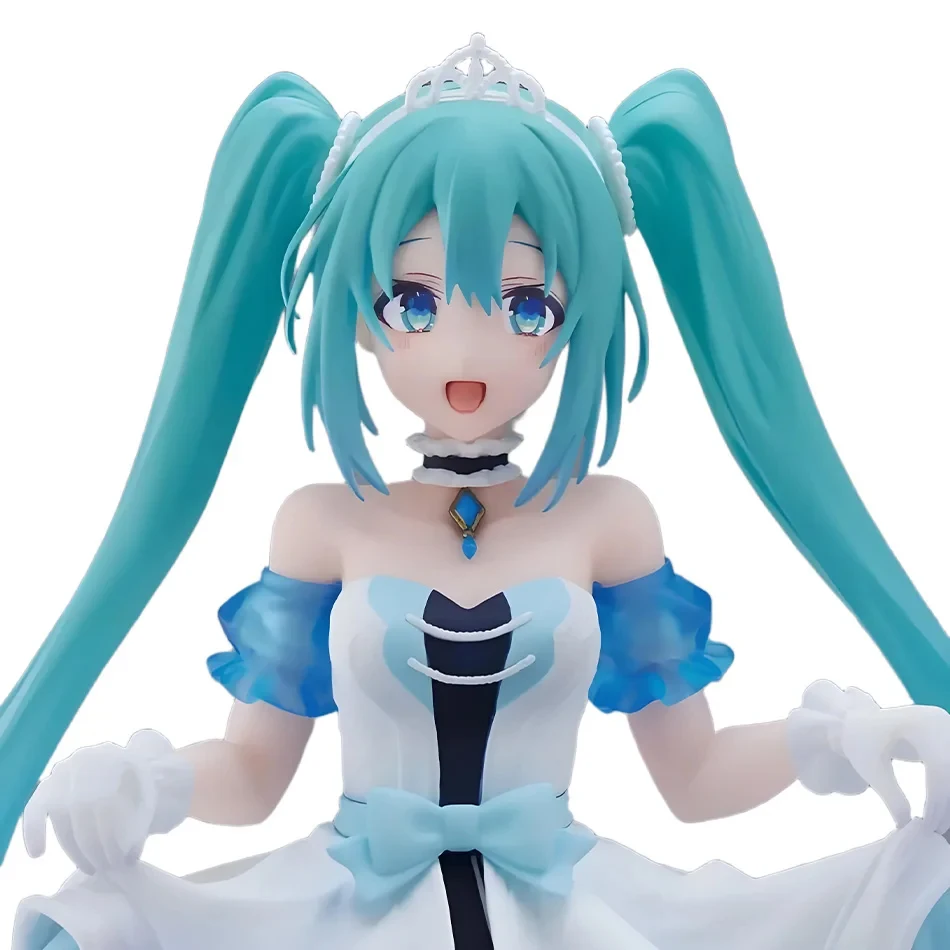 Anime Hatsune Miku 19 cm Cinderella Fairy Tale Wonderland Figur, ein Geschenk für Mädchen, ein Anime-Modell-Ornament.