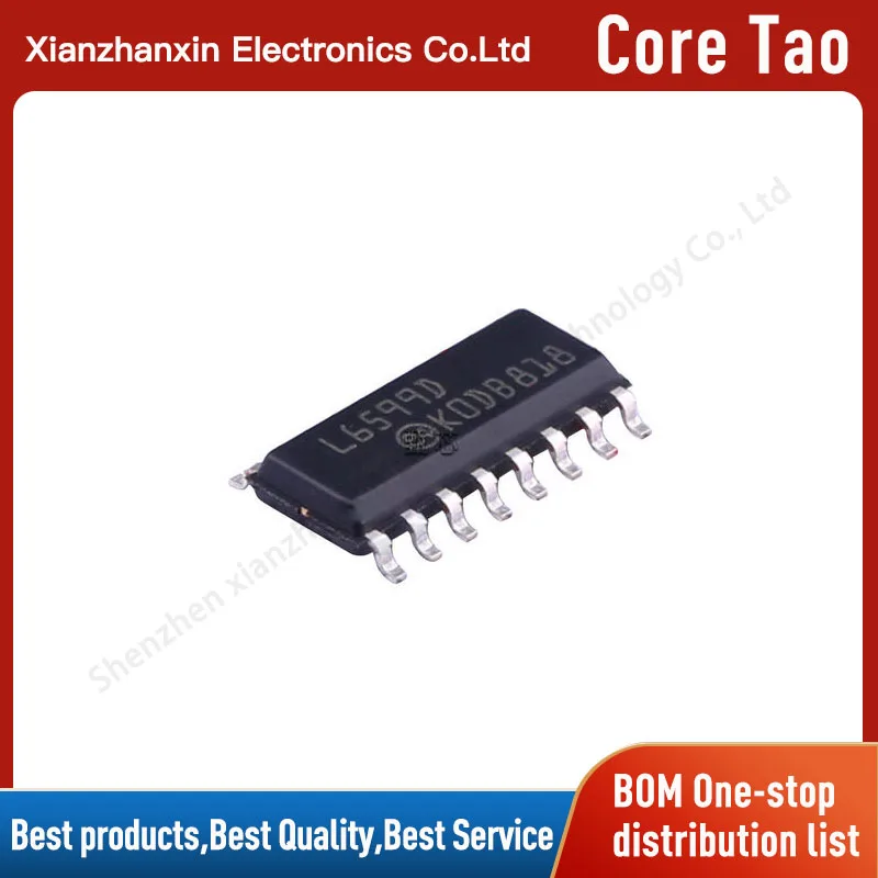 5pcs/lot L6599 L6599ATD L6599ATDTR SOP-16 Power controller IC chip in stock