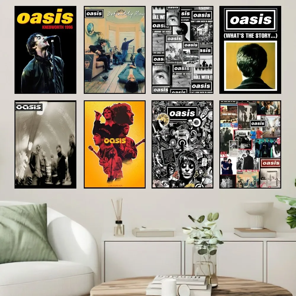 

Band T-The R-Rain Cool O-Oasis Poster Prints Wall Painting Bedroom Living Room Decoration Office Home