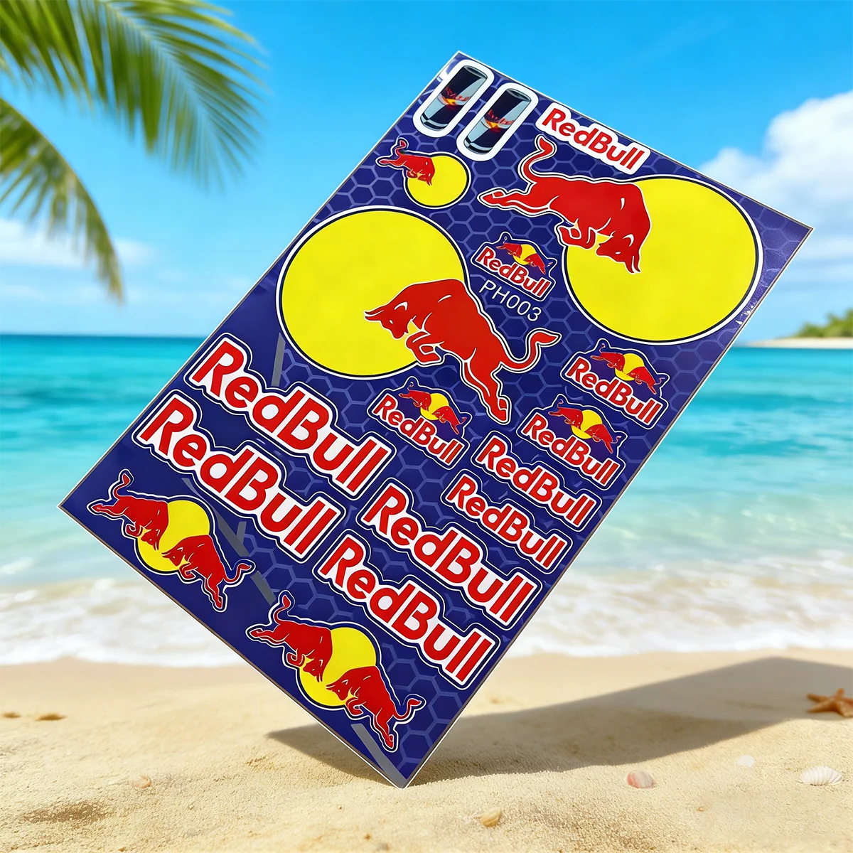 

Универсальные светоотражающие водонепроницаемые наклейки Red Bull для мотоциклов Ducati, BMW, Aprilia, Yamaha: для шлемов, топливных баков, кузова, крыльев