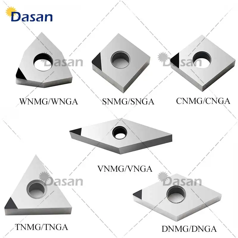 PCD Insert TNMG WNMG CNMG SNMG DNMG VNMG WNMG080408 CNGA120408 TNGA160404 VNGA160404 CBN Blade Cutter for Hard Steel Cast Iron