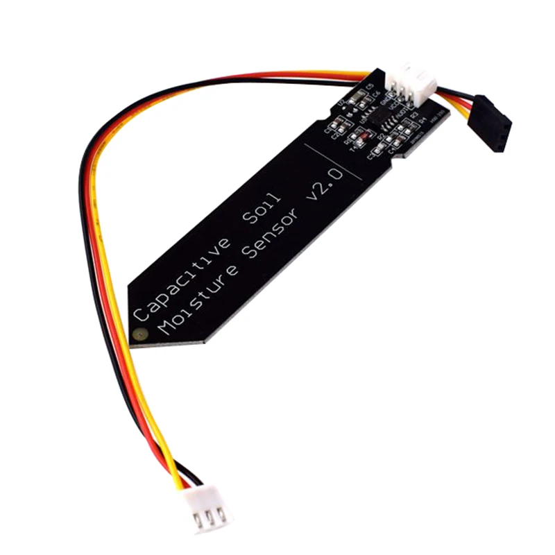 10Pcs Soil Moisture Sensor Capacitor Module for Arduino Corrosion Resistant 3.3-5.5V Wide Voltage Cable with Gravity