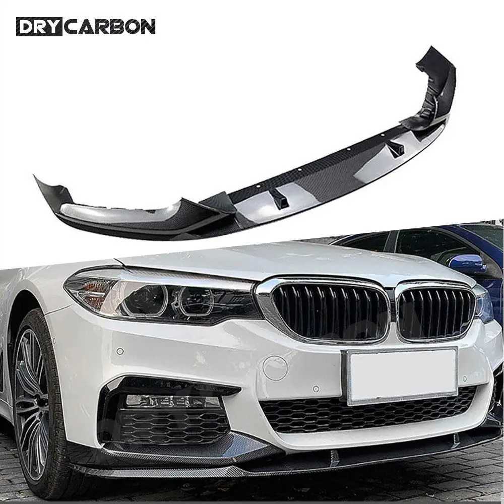 

Front Bumper Lip Chin Lip Splitter Flaps Car Styling Bodykits for BMW 5 Series G30 Pre M Sport 2018 2019 2020 Bumper Accessories