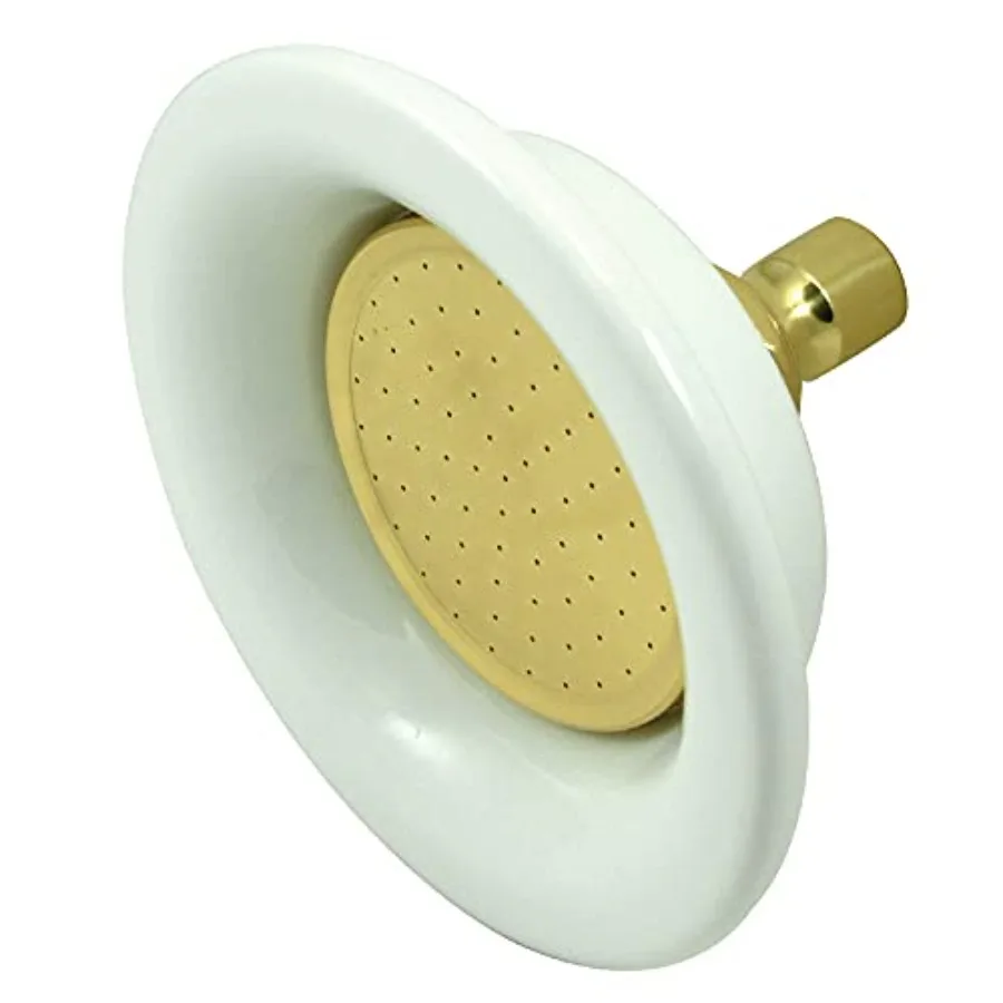 

Designer Trimscape Victorian Sunflower Showerhead Polished Brass 6.25 x 6.25 x 4
