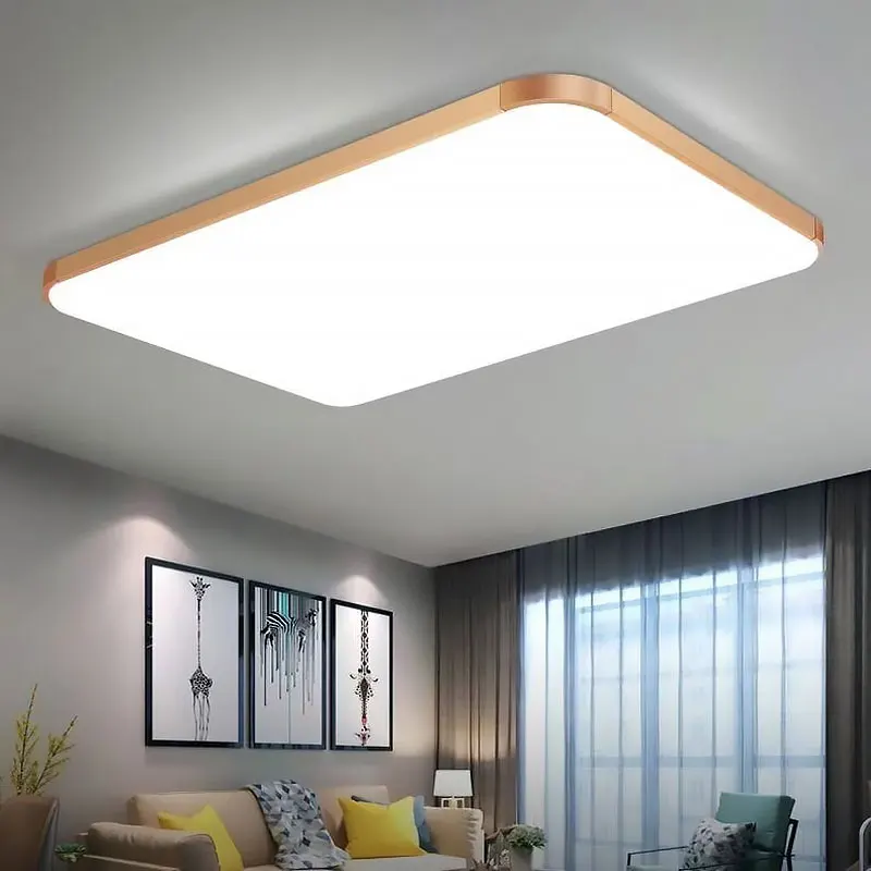 Luces de techo LED ultradelgadas, lámpara de Panel cuadrado para dormitorio, cocina, iluminación integrada montada en superficie, 110v, 220v