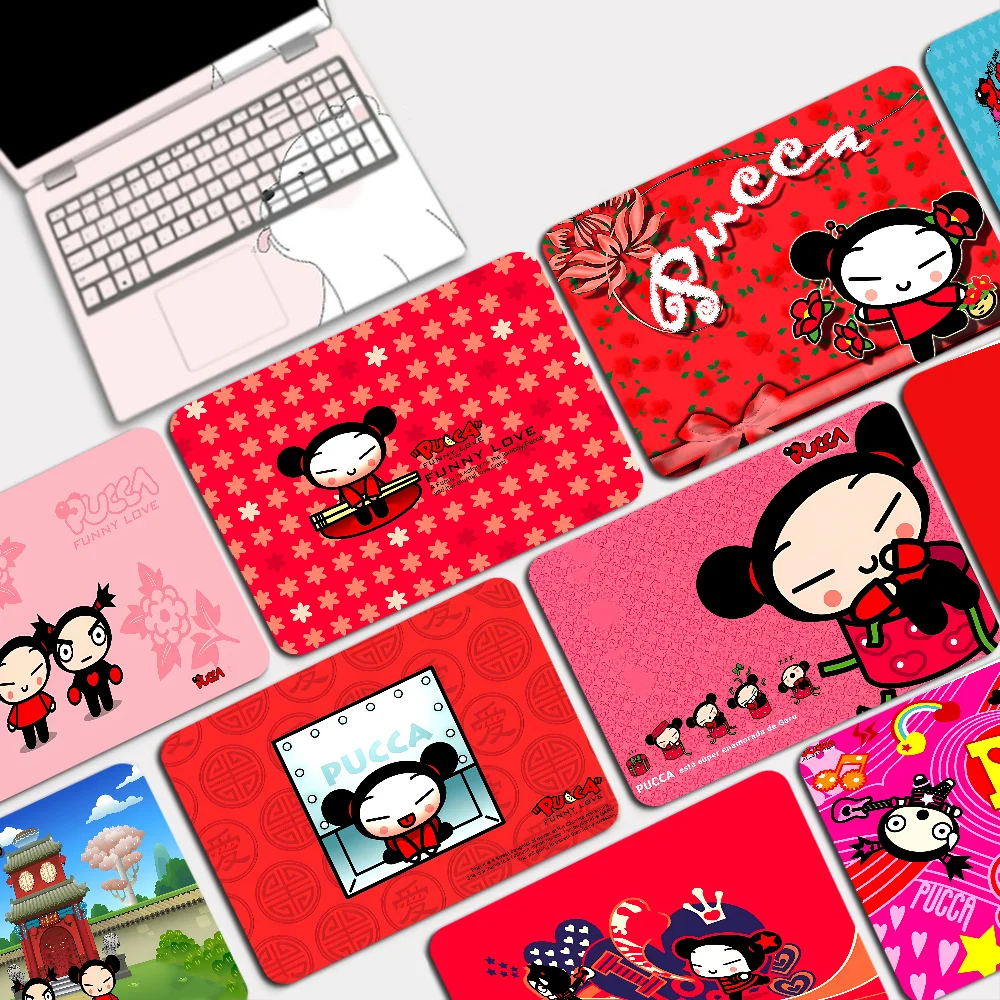 

Cute Cartoon Pucca Garu Mousepad Anti-Slip Gaming Mouse Pad Gamer Desk Mat Keyboard Pad Decoration Mause Pad Office Desk