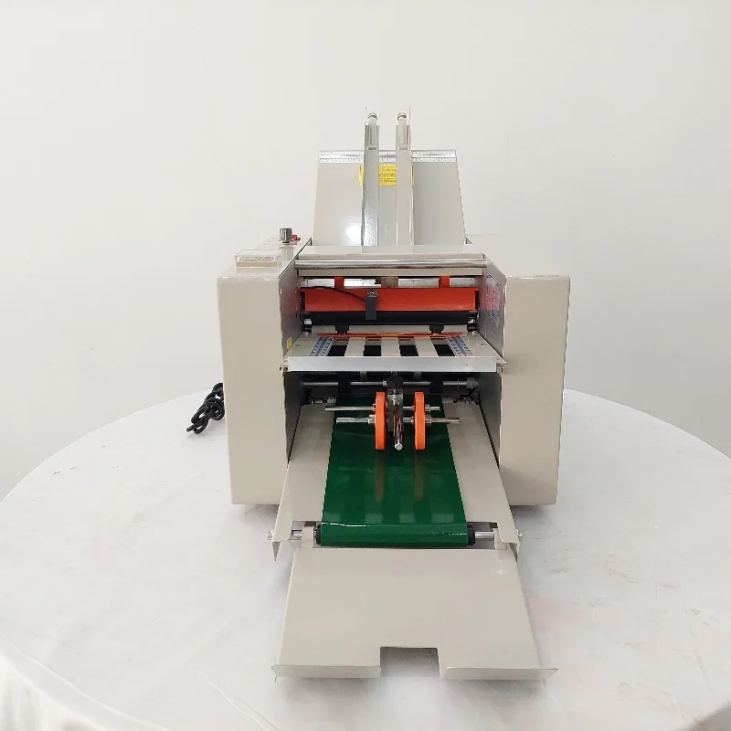 Automatic Multiple Folded Leaflet Booklet Creasing Perforating Machine A4 Paper Folding Machine