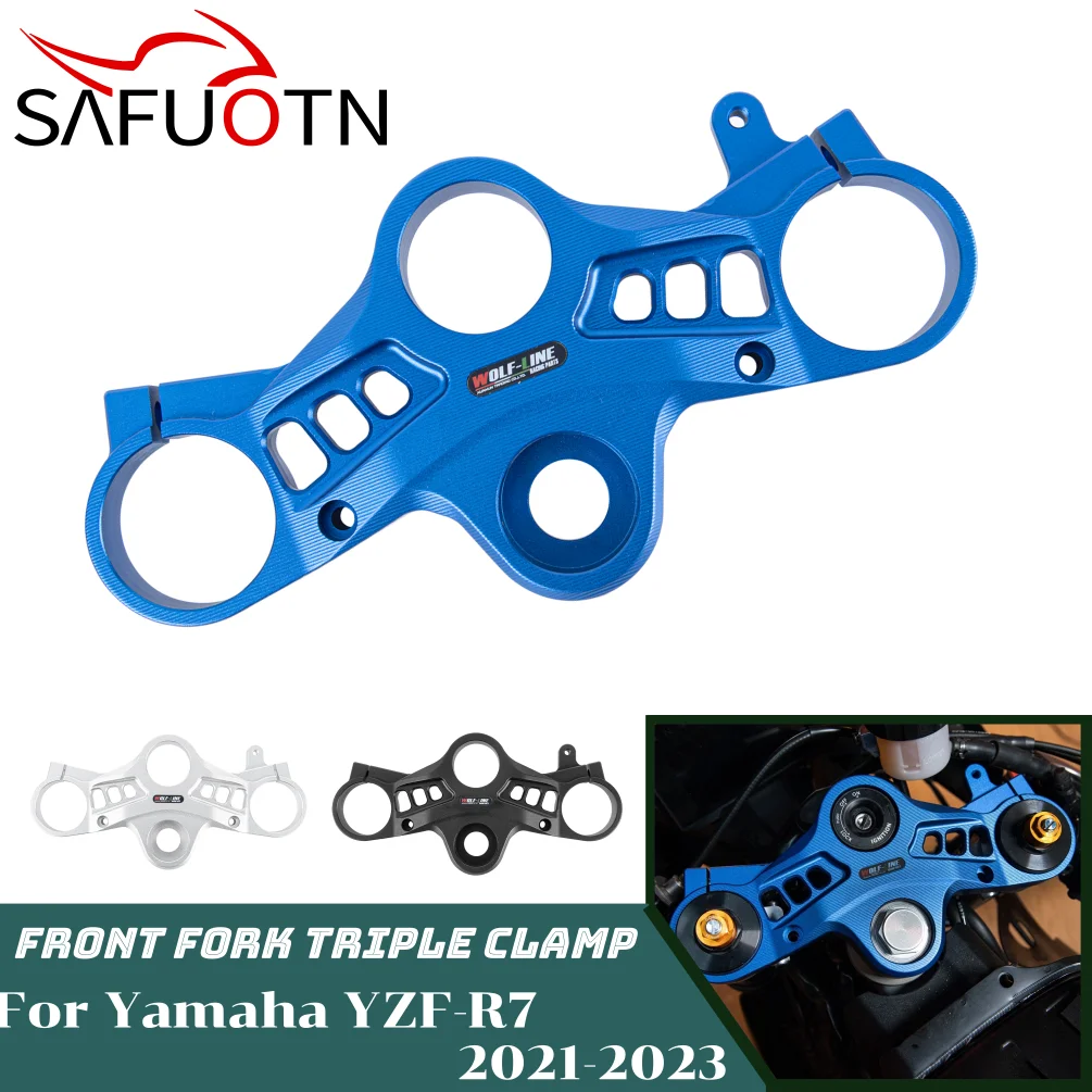 

R7 Front Fork Triple Tree Upper Top Clamp for Yamaha YZF-R7 2021 2022 2023 YZF R 7 Motorcycle Handlebar Holder Fork Bracket