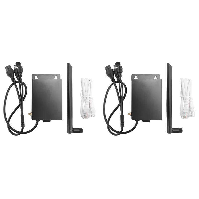 ABKQ-2X Открытый Wi-Fi-маршрутизатор 4G LTE со слотом для SIM-карты Водонепроницаемый беспроводной порт CPE RJ45 Источник питания для IP-камеры