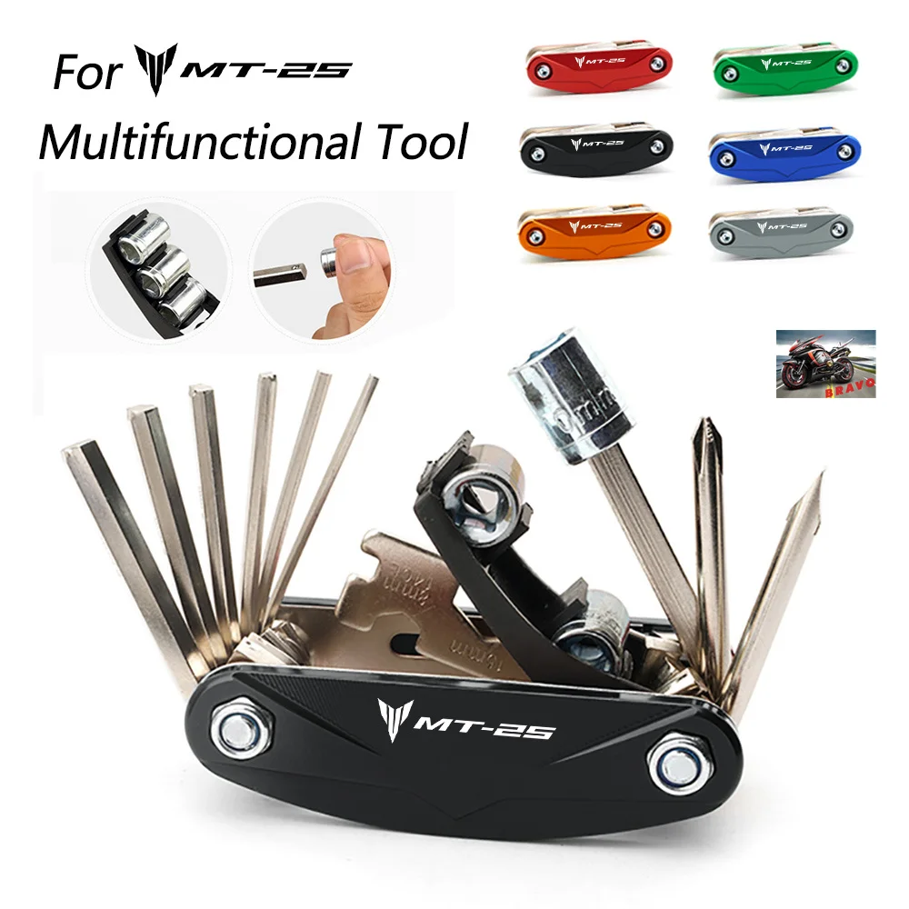 For YAMAHA MT-25 25 MT Mt25 Accessories Multifunctional tool Conbination Tool Repair Screwdriver Set Hot Deal Hot Deal