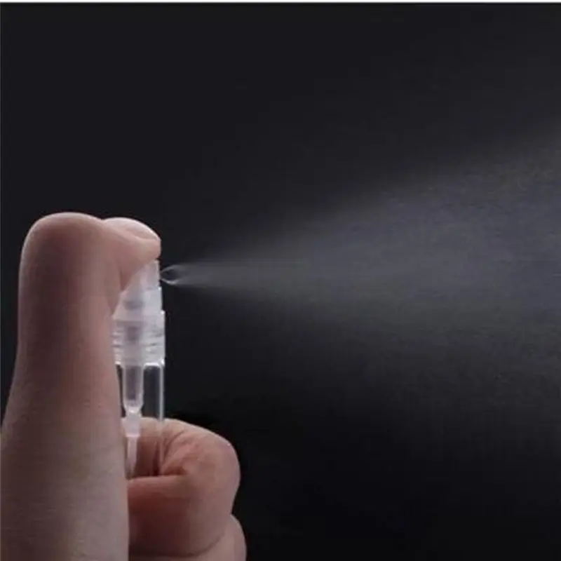 60Pcs Mini Spray Bottle 2Ml,Refillable Plactic Spray Bottle,Perfume Mouthwash Atomizer For Cleaning Refillable Container Durable