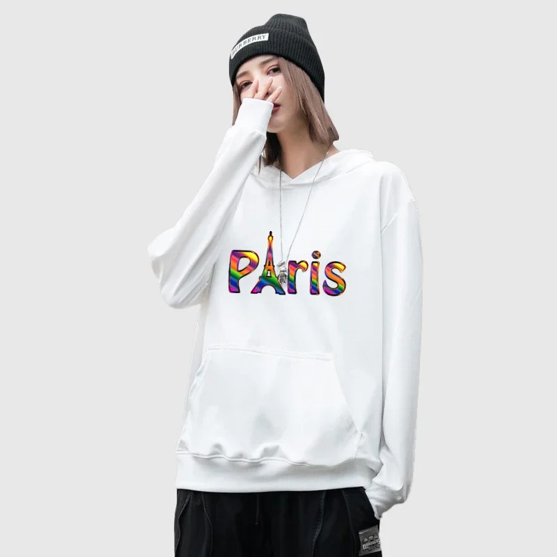 Autumn/Winter Fashion Women's Sweatshirt Loose fitting Fashion Hip Hop Pullover Sweater Street Printed Sweater Hoodiehoodies kor