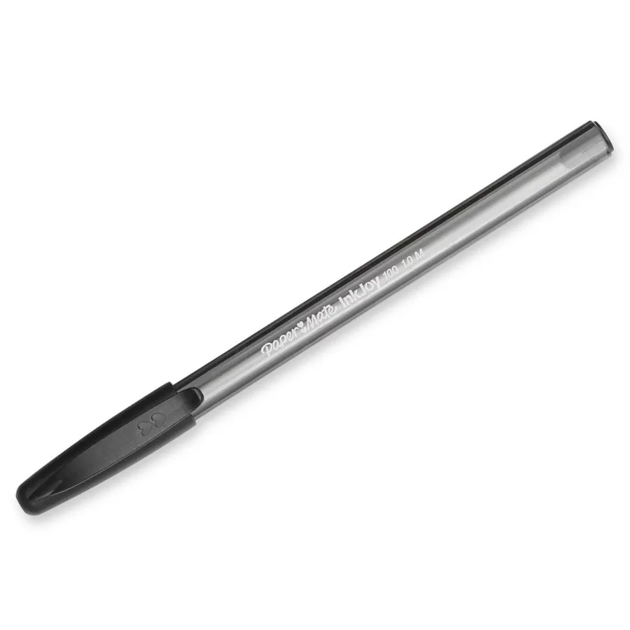 

PaperMate InkJoy 18pk Ballpoint Pen Black Ink: 1.0mm Point, Office & Stationery Supplies, Ink Pens