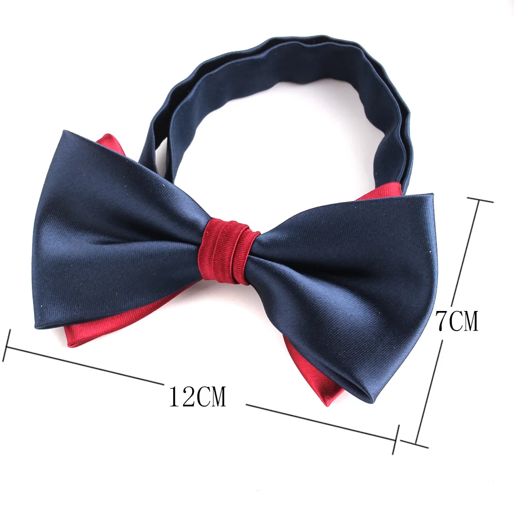 Solid Bow Tie For Wedding Men\'s Multicolor Neck Wear Color Block Bowtie For Men Women Cravat Bow Ties For Groomsmen Butterfly