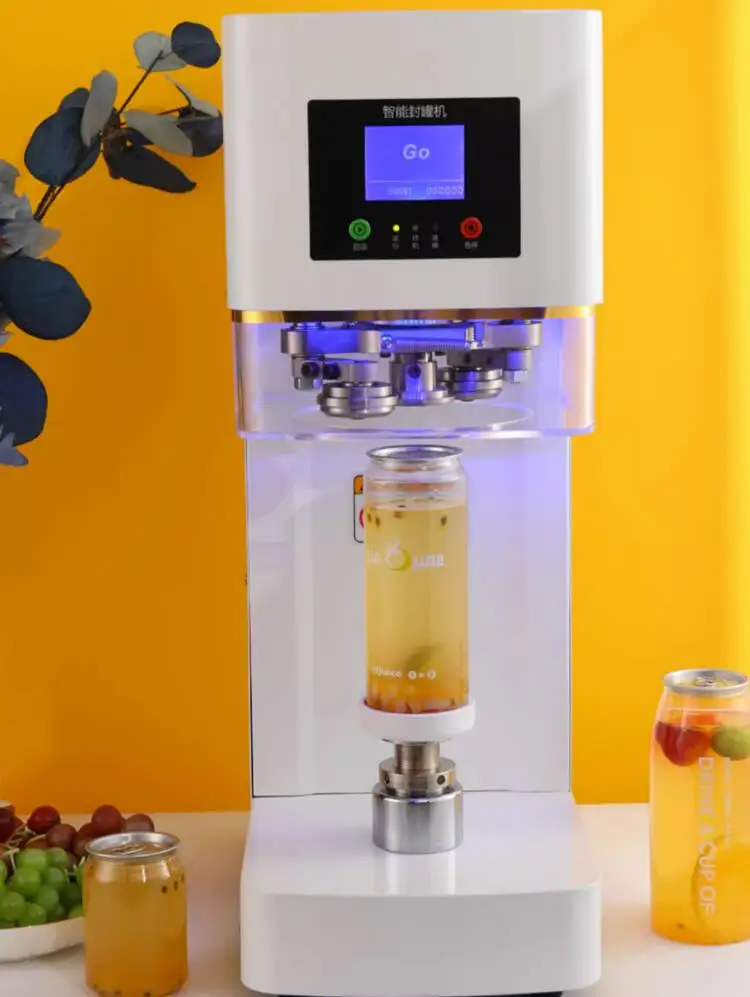 Automatic Can Sealing Machine, Non-Rotary Sealing Machine, PET Can, Beer Aluminum Can Beverage Can Commercial Food Sealing