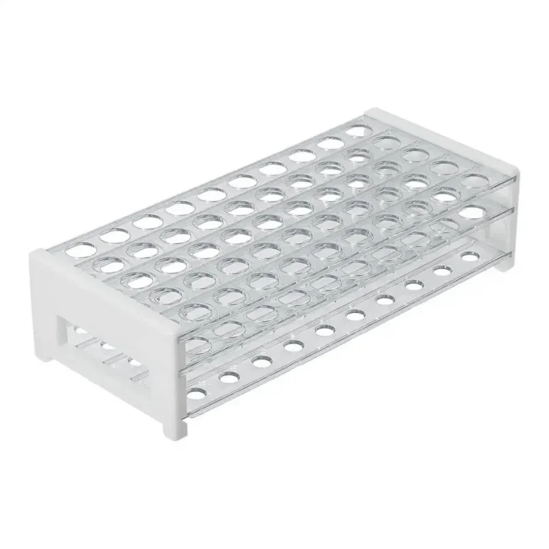 Plastic Test Tube Rack 13/16 mm Tubes, Hole Diameter is 16.3mm, Holds 50, Detachable,  406J1 (of 50)