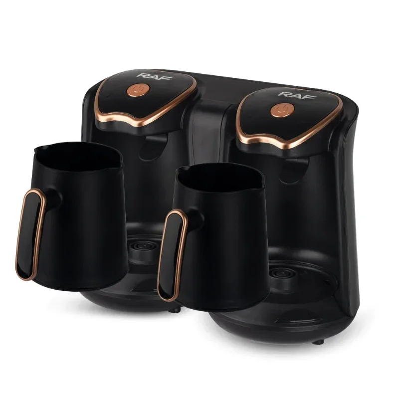 Semi-automatic Pump Pressure Turkish Portable Coffee Machine Cordless Electric Pot Travel 600W Double Coffee Maker 220V/110V