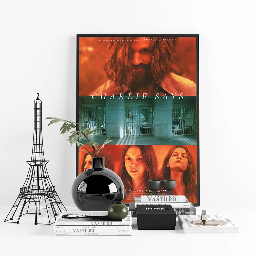 تشارلي يقول الدراما السيرة الذاتية فيلم طباعة ملصق فني فيلم ملصقات جدار قماش اللوحة غرفة الفيديو السينما ديكور المنزل الحديث