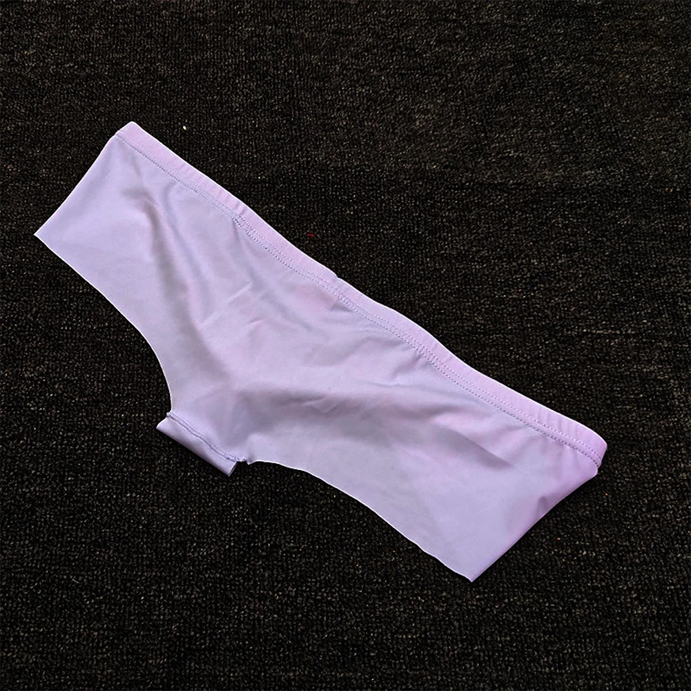 Men Seamless Briefs Half Buttocks U Convex Pouch Trunks Very Hot Lingerie Low-waist Sex Underwear Sexy Torys For Man Panties