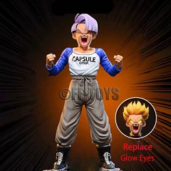 Anime Dragon Ball Z Trunks Figure Super Saiyan Trunks Statue Replacement Light Head Pvc Action Figures Collection Model Toys